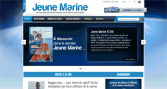 Desktop Screenshot of jeunemarine.fr