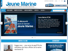 Tablet Screenshot of jeunemarine.fr